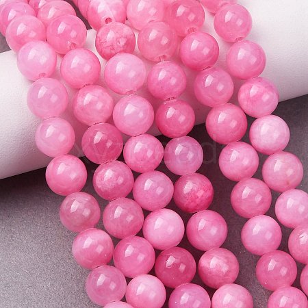 Natural Mashan Jade Beads Strands DJAD-8D-30-1