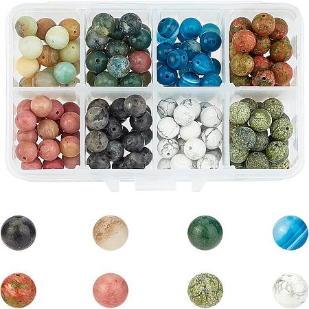Natural Mixed Gemstone Beads G-NB0001-81-1