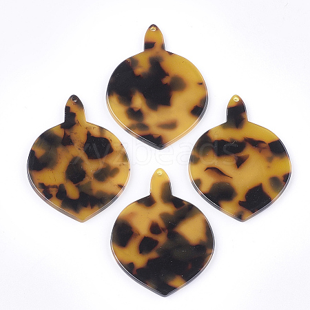 Cellulose Acetate(Resin) Pendants KY-T011-03B-03-1