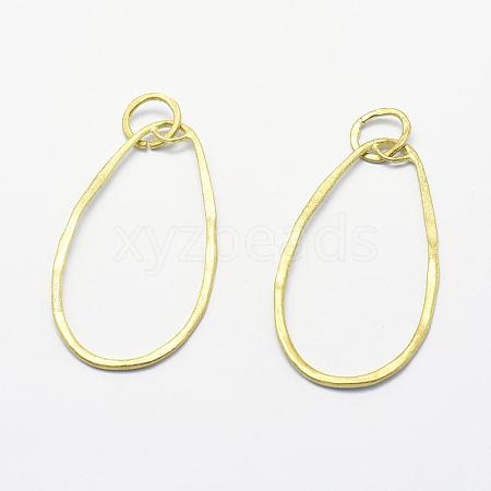 Brass Pendants KK-E716-051C-RS-1