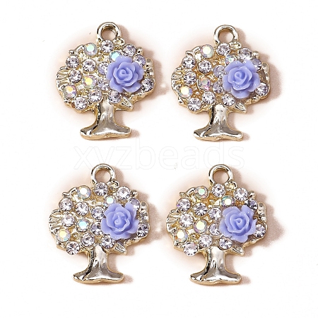 Alloy and Rhinestone Pendants PW-WG0F35E-05-1