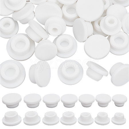 35Pcs 7 Styles Silicone Hole Plugs AJEW-OC0005-66-1