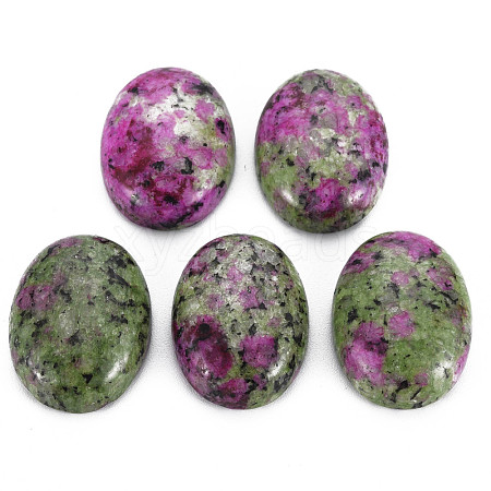 Natural Ruby in Zoisite Cabochons G-S349-25A-03-1