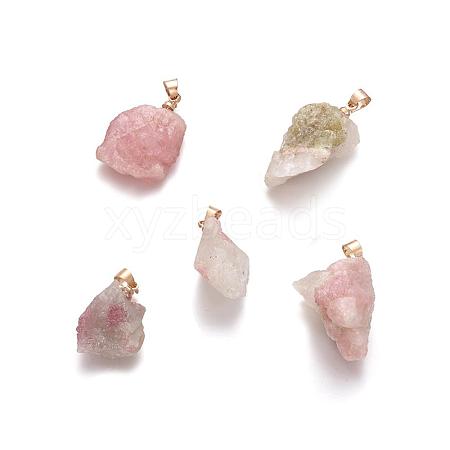 Natural Tourmaline Pendants G-I216-04B-G-1