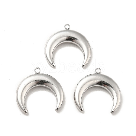 304 Stainless Steel Pendants STAS-I197-018A-P-1