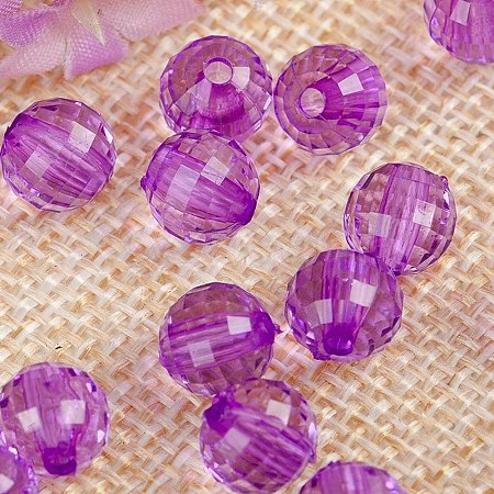 Transparent Acrylic Beads TACR-NH0001-B-19-1