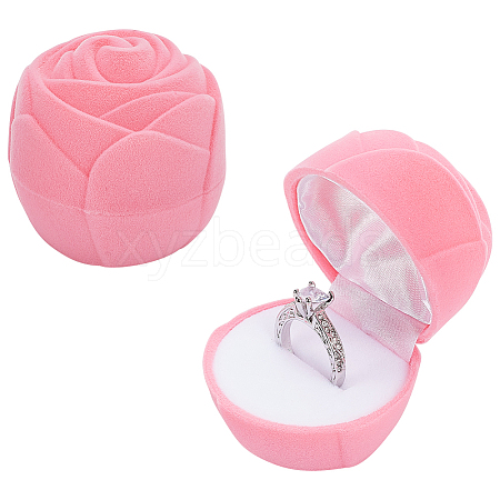 Rose Velet Jewelry Boxes CON-WH0092-63A-1