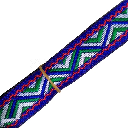 7M Ethnic Style Polyester Jacquard Triangle Ribbon PW-WG96346-14-1