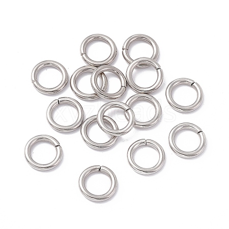 Non-Tarnish 304 Stainless Steel Open Jump Rings STAS-C040-01A-P-1