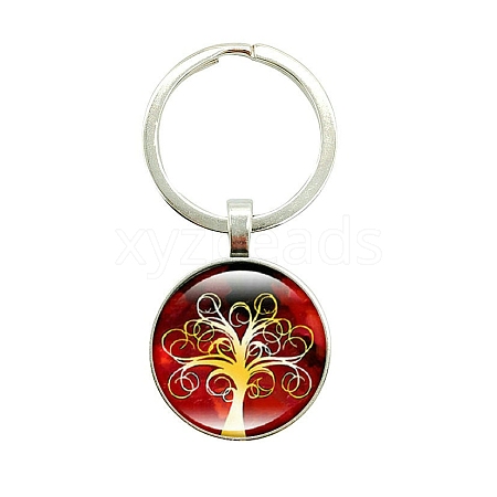 Glass Keychains PW-WG8EB11-04-1