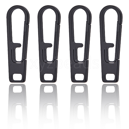 Titanium Alloy Zipper Pull Tabs PALLOY-WH0048-33B-1