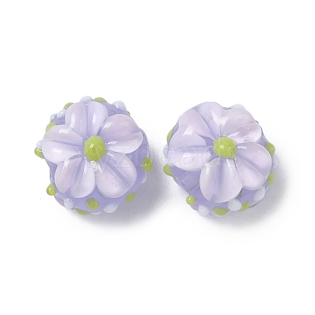 Handmade Lampwork Enamel Beads LAMP-Z020-05A-1