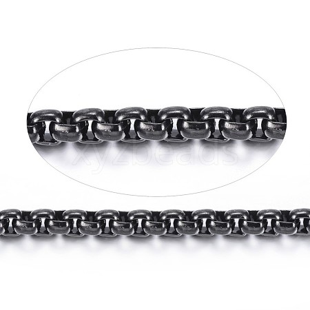 3.28 Feet 304 Stainless Steel Venetian Chains X-CHS-H007-02B-1