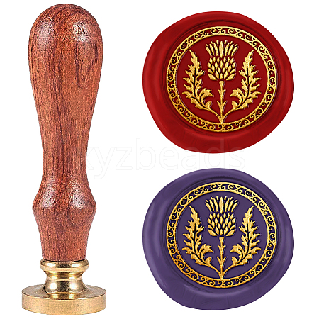 Wax Seal Stamp Set AJEW-WH0208-1186-1