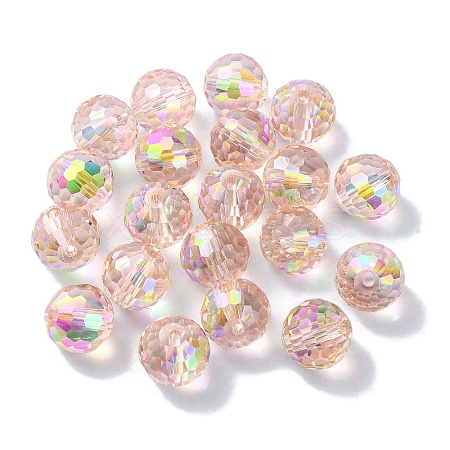 AB Color Plated Glass Beads EGLA-P059-02B-AB03-1