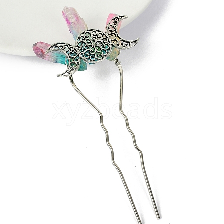 Natural Crystal Hair Forks PW-WG4639D-02-1