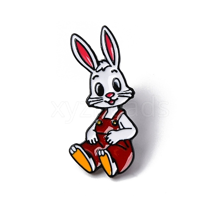 Rabbit Enamel Pins JEWB-D300-02EB-02-1