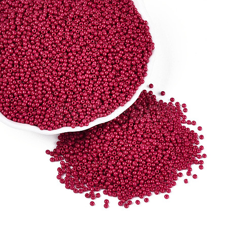 12/0 Grade A Baking Paint Glass Seed Spacer Beads X-SEED-Q009-FJX32-1
