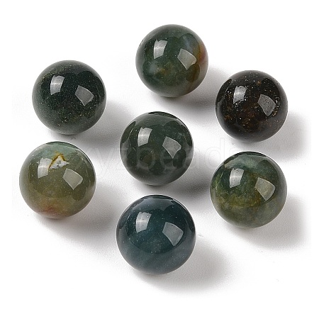 Natural Indian Agate No Hole Sphere Beads G-K353-04C-09-1