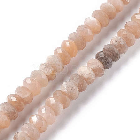 Natural Sunstone Beads Strands G-C008-A01-1