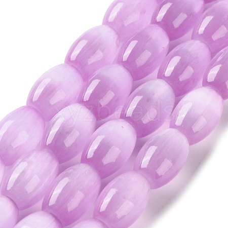 Macaron Color Natural Selenite Beads Strands X1-G-B102-A01-04-1