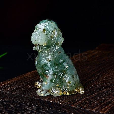 Resin Cocker Spaniel Sculpture Display Decorations PW-WGDC46E-13-1