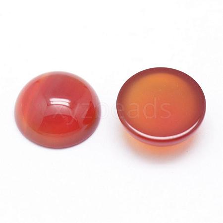 Natural Carnelian Cabochons G-P215-15-12mm-1