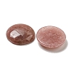 Natural Strawberry Quartz Cabochons G-C115-02B-10-2