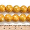 Baking Paint Glass Beads Strands GL-CBA8F4B-02-5