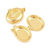 Religion Brass Locket Pendants KK-D232-21G-02-2