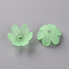 Frosted Acrylic Bead Caps MACR-S371-07A-733-2