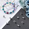 Unicraftale 32Pcs 2 Colors 304 Stainless Steel European Beads STAS-UN0039-77-4