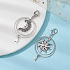 2Pcs Alloy Pendant Decorations HJEW-JM01316-4