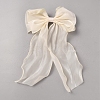 Big Bowknot Organza Hair Barrettes AJEW-WH20002-15A-1