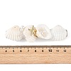 Natural Shell & Shell Pearl Hair Barrettes PHAR-TA000011-4