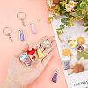 CHGCRAFT DIY Imitation Milky Tea Charm Keychain Making Kit DIY-CA0005-21-5