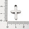 304 Stainless Steel Pendants STAS-Z091-08AS-06-3