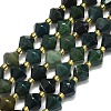 Natural Moss Agate Beads Strands G-I376-B24-01-1