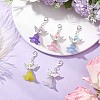 Angel Acrylic Pendant Decorations HJEW-JM02413-2