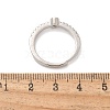 S925 Sterling Silver Adjustable Letter Rings for Women RJEW-M068-01P-Q-3