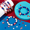 SUNNYCLUE DIY Independence Day Polymer Clay Bracelet Making Kit DIY-SC0025-01-4