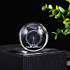 Inner Carving Glass Crystal Ball Diaplay Decoration PW-WGF6175-05-1