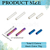 150G 2 Colors Glass Seed Beads SEED-ME0001-01-2