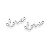 Non-Tarnish 201 Stainless Steel Links X-STAS-F231-096P-1