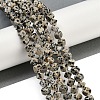 Natural Dalmatian Jasper Beads Strands G-A257-A17-01-2