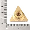 Golden Plated Triangle Shaped Wax Seal Brass Stamp Head STAM-K001-04G-01-4