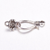 Tibetan Style Hook and Eye Clasps LS-LF1278Y-NF-2