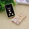 Flower Pattern Cardboard Jewelry Packaging Box X3-CBOX-L007-003C-3