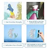 Gorgecraft Waterproof PVC Colored Laser Stained Window Film Adhesive Stickers DIY-WH0256-036-6