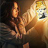 PVC Lamp Film for DIY Colorful Light Hanging Lamp Frosted Glass Jar DIY-WH0408-012-6